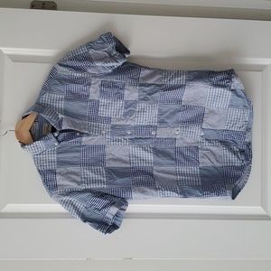 Patchwork button down